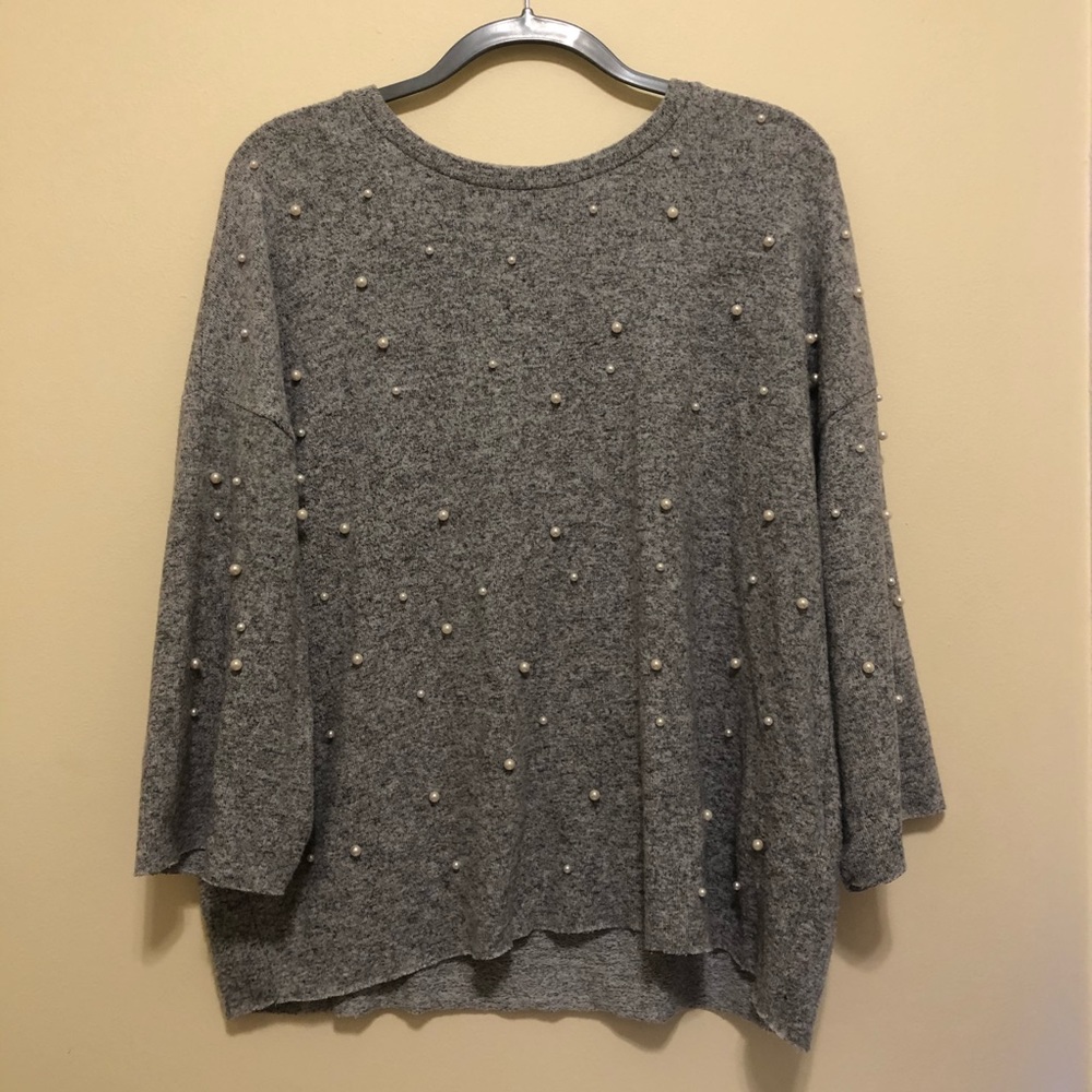 Zara Sweater with Pearls